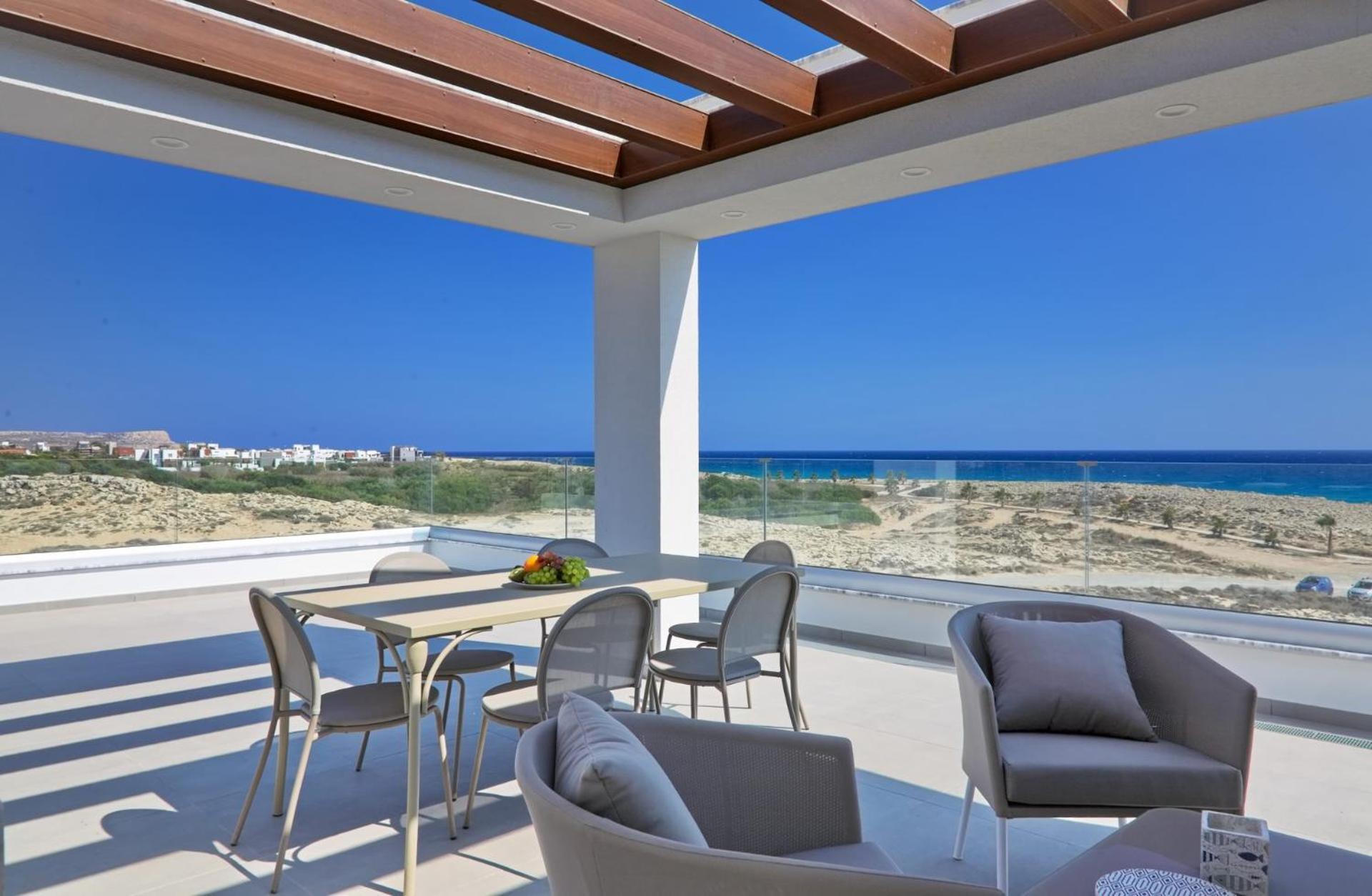Beachfront Luxury Villa Idania أيا نابا المظهر الخارجي الصورة