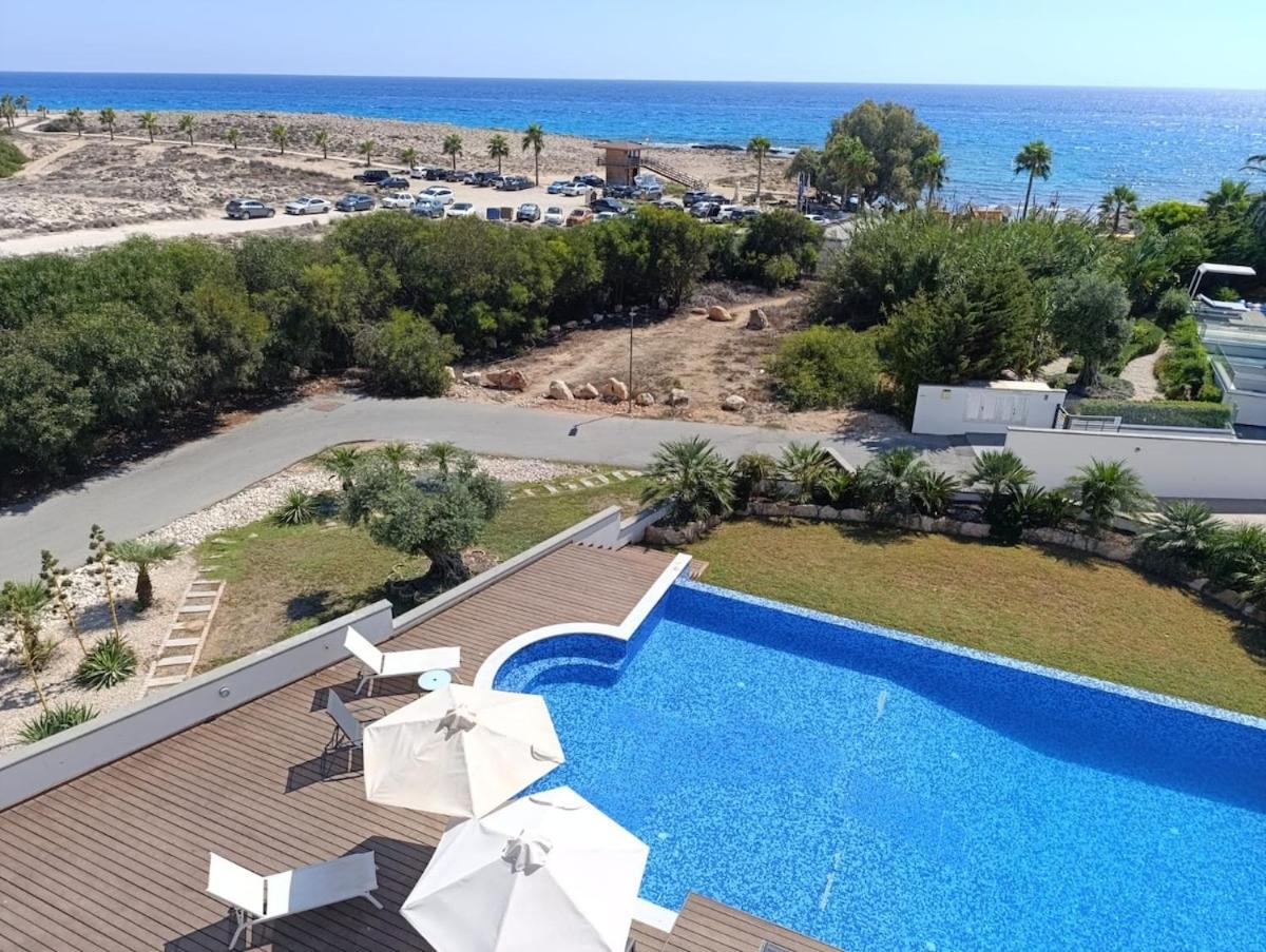 Beachfront Luxury Villa Idania أيا نابا المظهر الخارجي الصورة